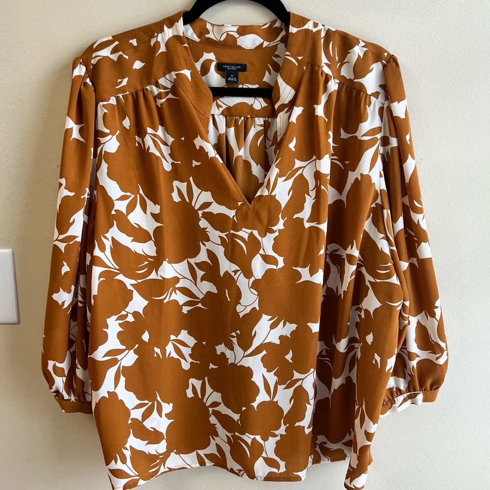 Ann Taylor Floral Blouse
